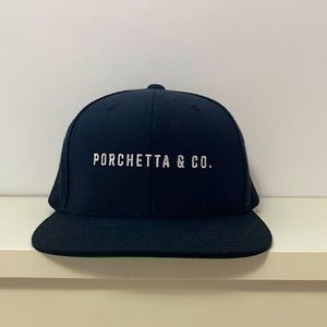 Porchetta & Co. Black SnapBack, Toronto Restaurant